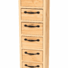 Cajonera organizadora de madera con 6 cajones