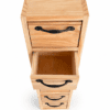 Cajonera organizadora de madera con 6 cajones