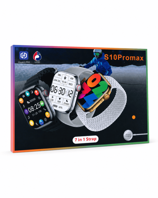 ChatGPT Image 30 jul 2026, 18_04_23 (2) Smartwatch S10 Pro Max con 7 Correas