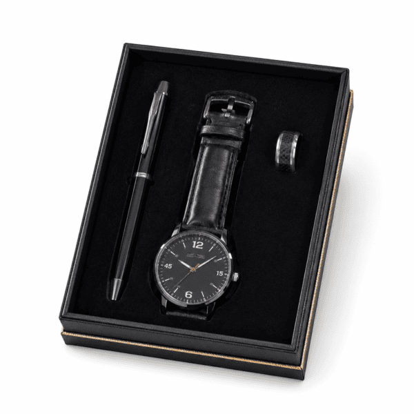 ChatGPT Image 31 jul 2026, 10_19_31 (1) Set de Regalo para Hombre: Reloj, Bolígrafo y Anillo