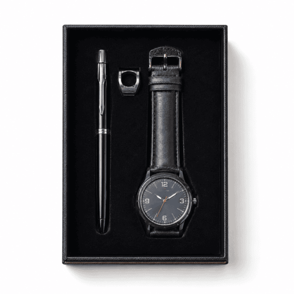 ChatGPT Image 31 jul 2026, 10_19_31 (4) Set de Regalo para Hombre: Reloj, Bolígrafo y Anillo