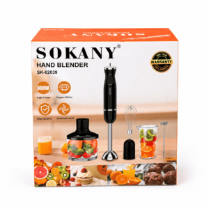 Mixer de Mano Sokany 5 en 1 – 800 W