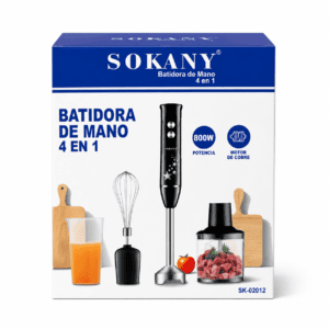 Batidora de mano 4 en 1 Sokany SK-02012 – 800 W