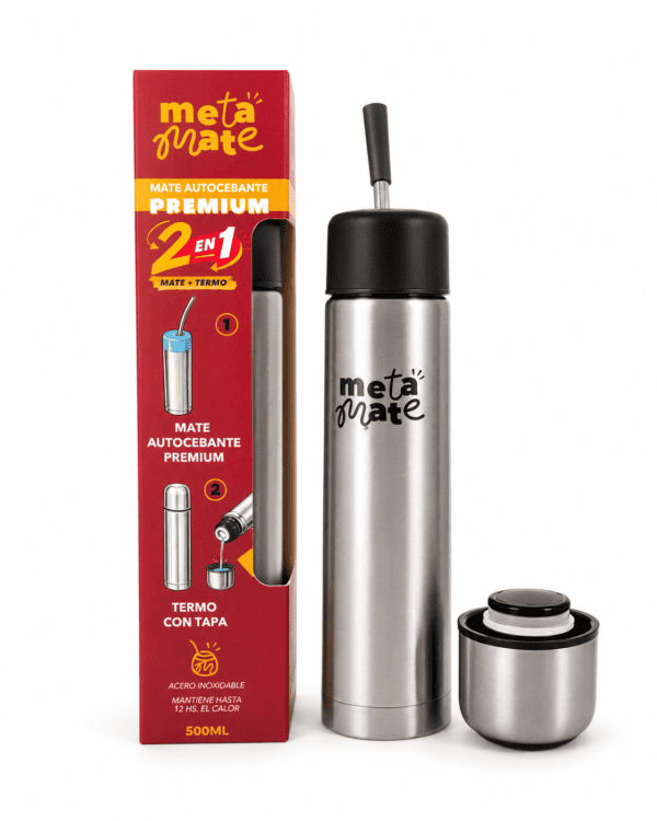 Mate Autocebante Premium Meta Mate 2 en 1 – 500 ml