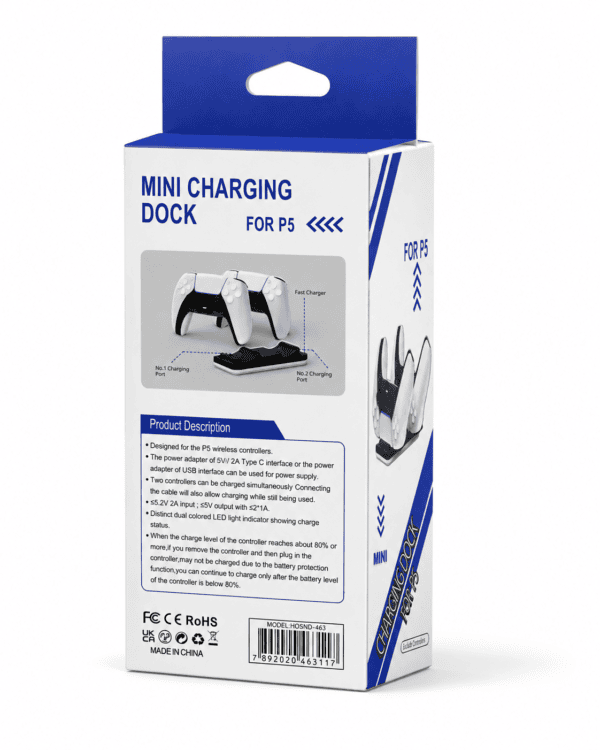 ChatGPT Image 12 ago 2026, 16_59_53 Base de Carga Doble Mini para Controles P5