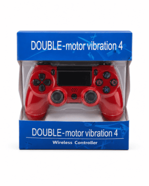 Joystick Inalámbrico con Doble Vibración – Color Rojo