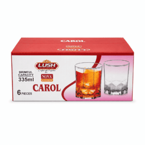 Set de Vasos Lush Glassware Carol de 335 ml