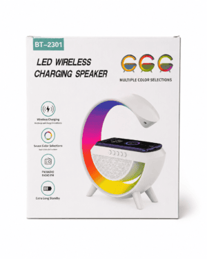Parlante LED con Cargador Inalámbrico BT-2301