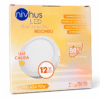 Panel LED Superficial Redondo Nivhus 12W – Luz Cálida