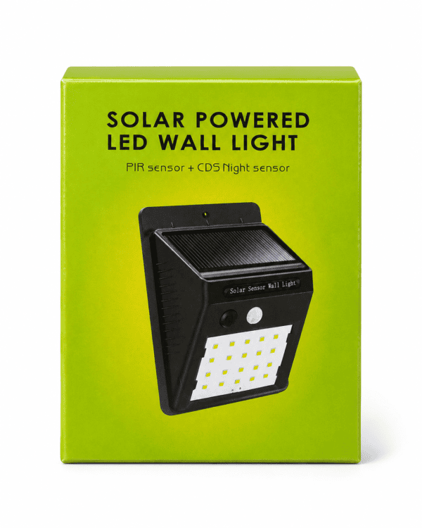 Luz Solar LED de Pared con Sensor de Movimiento PIR