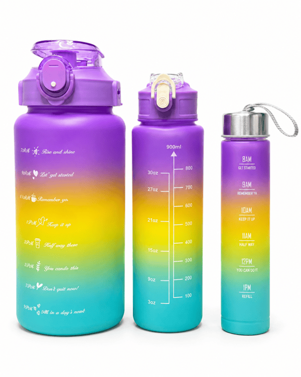 ChatGPT Image 14 ago 2026, 15_41_58 (1) Set de 3 Botellas Motivacionales con Diseño Degradé