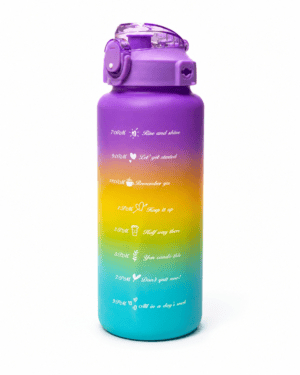 Set de 3 Botellas Motivacionales con Diseño Degradé