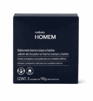 ChatGPT Image 3 ago 2026, 11_43_41 Jabón en Barra Natura Homem para Cuerpo y Barba – Pack x3 de 110 g