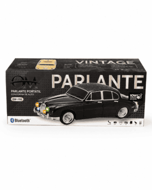 Parlante Portátil Bluetooth con Forma de Auto Vintage OM-596 – 10W